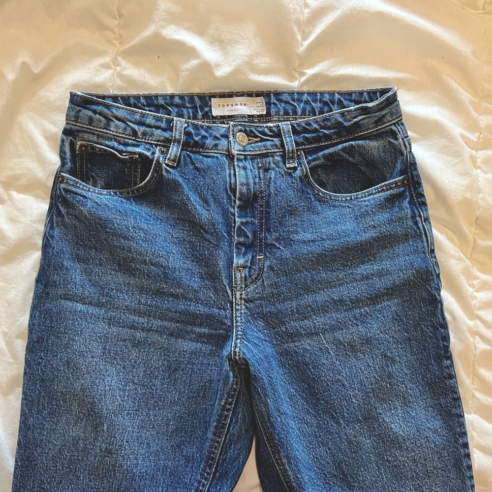 TOPSHOP straight leg Denim